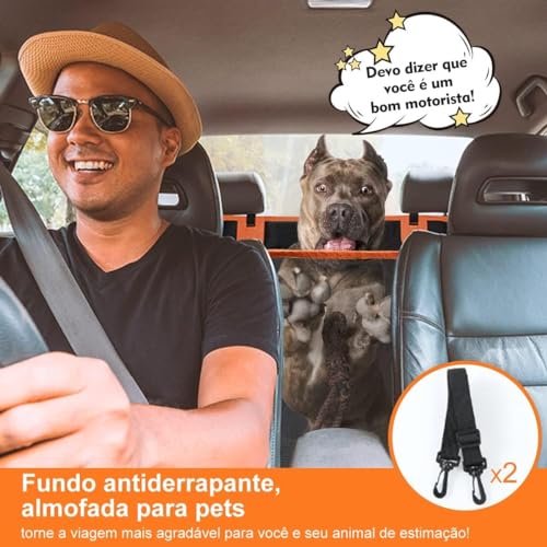 Capa Banco de Carro, Transporte Pets, Cães e Gatos. Protetora, Impermeável, Antiderrapante, Resisten