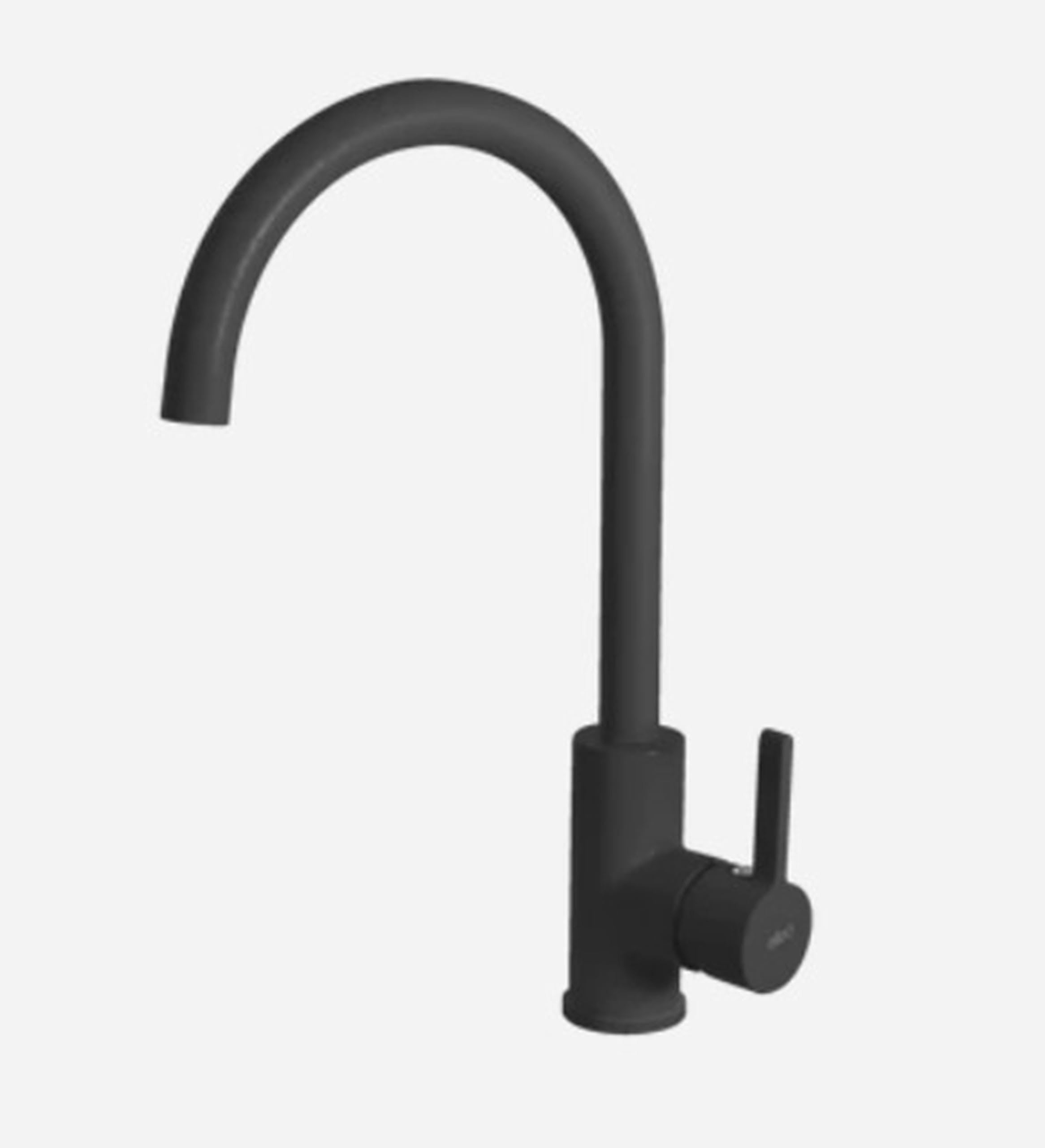 Elleci Rubinetto Cucina Monocomando Canna Alta In Granitek Colore G40 Nero