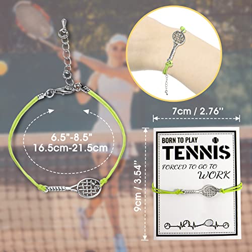 Bedsifv Tennis Gifts, 24Pcs Tennis Player Gifts For Girls, 4 Tennis Makeup Bags 16 Hair Ties 4 Wish Bracelets, Personalized Tennis Stuff For Tennis Player Tennis Lover Tennis Coaches #TOP3