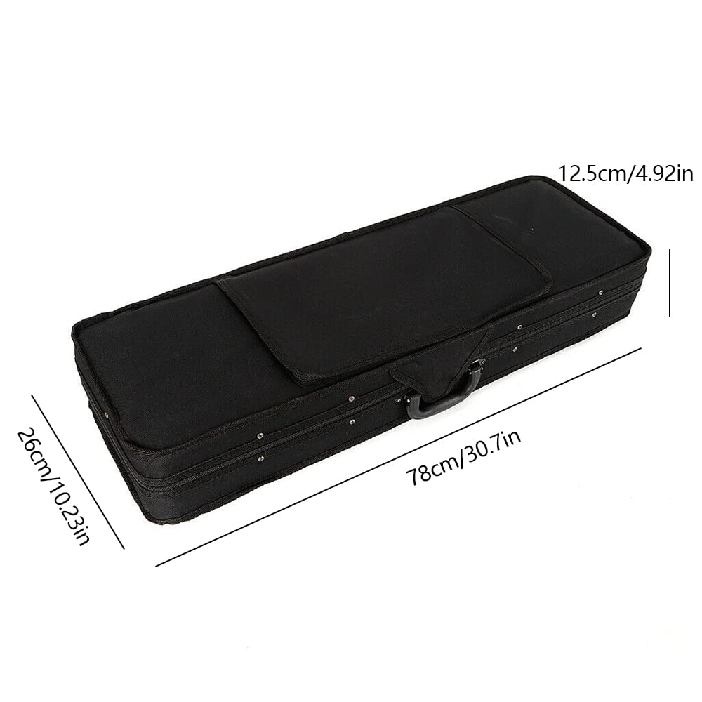 Estuche para Violín 4/4 con 2 Correas Ajustables - Funda de Tamaño Completo