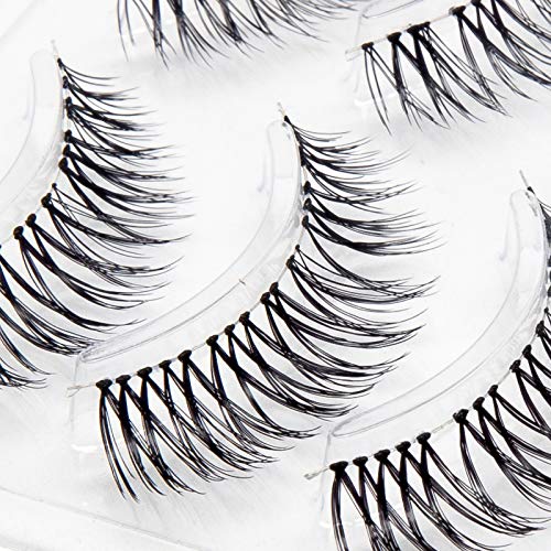 ICYCHEER Air sensation Makeup Japanese Eyelashes Set Ultra Soft Lightweight False Eye Lashes Extension Eyelash Handmade Nude Look Party Working