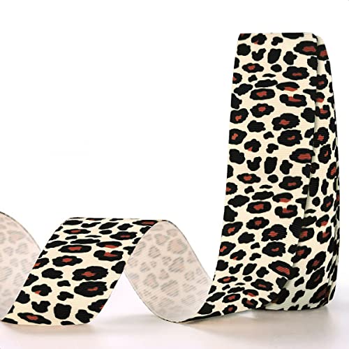 Ripsband, Leopardenmuster, 3,8 cm x 2,7 m Cover