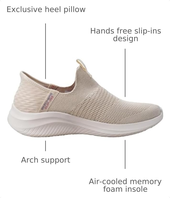 Image of Skechers Women's Hands Free Slip Ins Ultra Flex 3.0 Smooth Step Sneakers