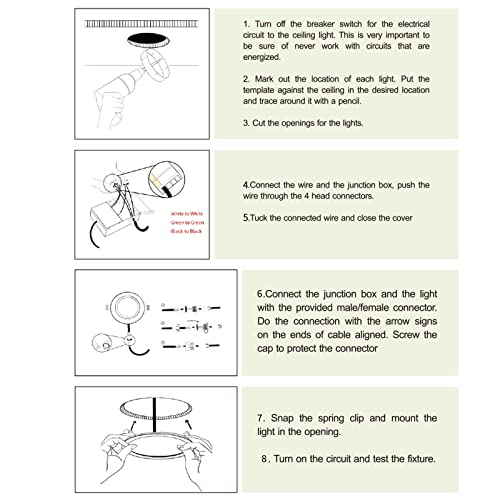4 Inch Led Recessed Lights Fixtures With Junction Box 5000K Ultra-Thin Recessed Lighting, Canless Ceiling Daylight Retrofit 6Pack 9W Downlight, 750Lm Brightness Dimmable, Etl And Energy Star Certified #TOP6