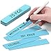 2DOBOARD Magnesy z paskami, do wielokrotnego zapisywania, 15 x 2,5 cm, niebieskie, 25 sztuk, na tablice magnetyczne, lodówki, tablice plandek i białych tablic (niebieskie)