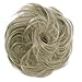 PRETTYSHOP Scrunchie Bun Up Do Hair piece Hair Ribbon Ponytail Extensions Wavy Curly or Messy Various Colors(light blonde 22)