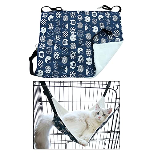 Fenteer Rede para gatos balanço cama gatos confortáveis pendurados divertidos móveis camas, inverno