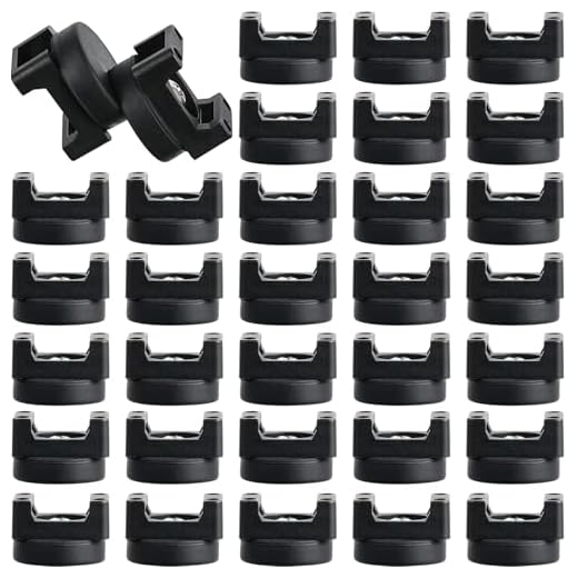 Yookeer Magnetic Zip Tie Mounts for Cables