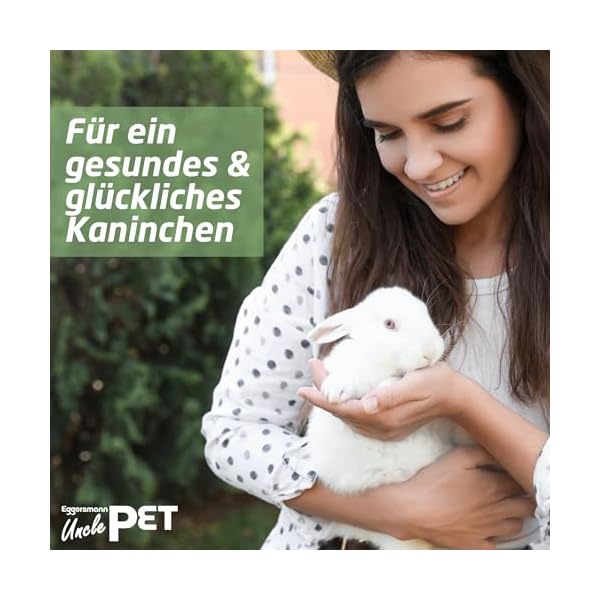 Eggersmann Uncle Pet - Premium Kaninchen Müsli - Kaninchenfutter mit der natürlichen Kraft aus Kräutern und Karotten – Bild 9