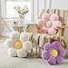 Vdoioe Flower Pillow, Cute Daisy Decorative Throw Pillow Cushion 15.75