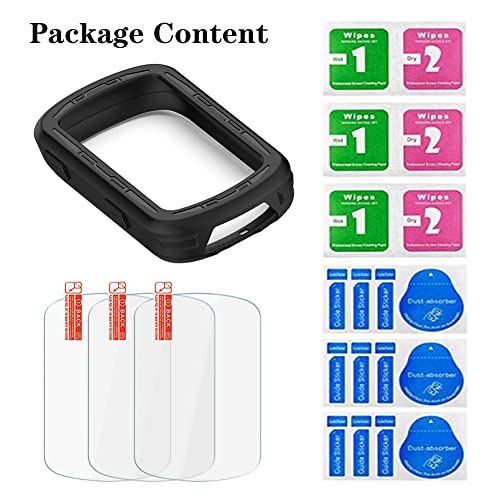 Image of Screen Protector for Garmin Edge 840 Solar /Edge 540 GPS and Silicone Case