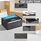 Starvortex 3Stk Filzkorb Aufbewahrung, Langlebig Faltboxen mit Tragegriff, Filzbox, Aufbewahrungskorb Grau, 30 x 25 x 15cm Aufbewahrungsbox Filz Organizer, Körbe für Regal, Kleiderschrank, Büro