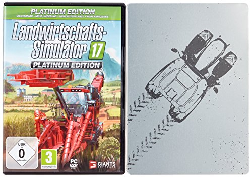Preisvergleich Produktbild Landwirtschafts-Simulator 17: Platinum Edition + Steelbook (exkl. amazon) - PC