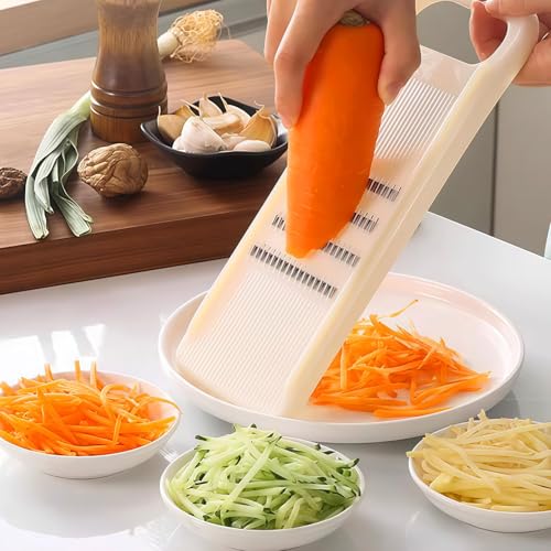 Rallador de mano plano para cocina CLQ blanco miniatura 6