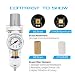 NANPU 1/4" BBSP Filtro Regulador de Aire, Separador de Agua y Reductor...