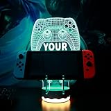 YuanDian Personalised Light up Headphone Controller Holder, 16 Colors 3D LED Lights Gamepad Stand, Game Controller Hanger for All Universal Gaming PC Accessories - Image 4