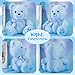 Chalyna 10 Inch Stuffed Baby's Animal First Bear Cute Doll Plush Baby Shower Party Favor Plush Toy Stuffed for Birthday Baby Shower Wedding(Blue)