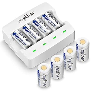 Rapthor Arlo Akkus Wiederaufladbar 8Pack 750mAh High Capacity 3.7V Limium Wiederaufladbarer Akku für Arlo Wireless Security Camera VMC3030/VMK3200/VMS3330/3430/3530,Smart Sensors Alarm System