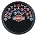 Harley-Davidson Trademark Bar & Shield Round Poker Chip Frame - Holds 47 Chips
