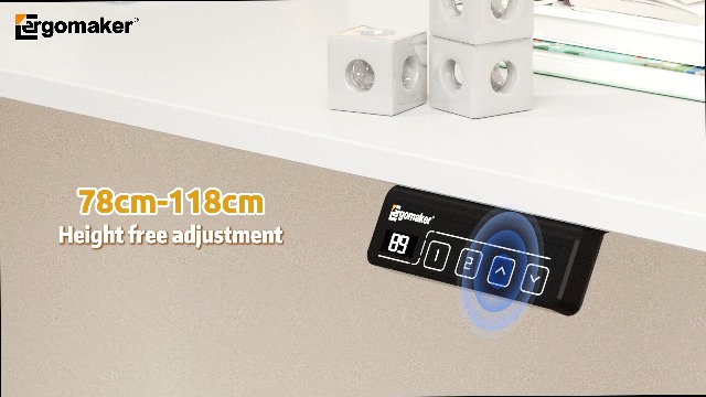 Amazon | ERGOMAKER昇降デスク 110*60CM電動昇降デスク 高さ調節デスク