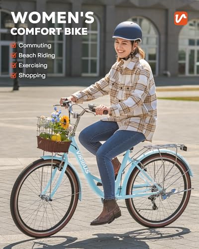VIRIBUS 7-Speed Cruiser Bike