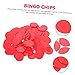 BESPORTBLE 100pcs Game Counting Chips Bingo Markers Math Game Supplies for Learning Sorting Reusable Tokens
