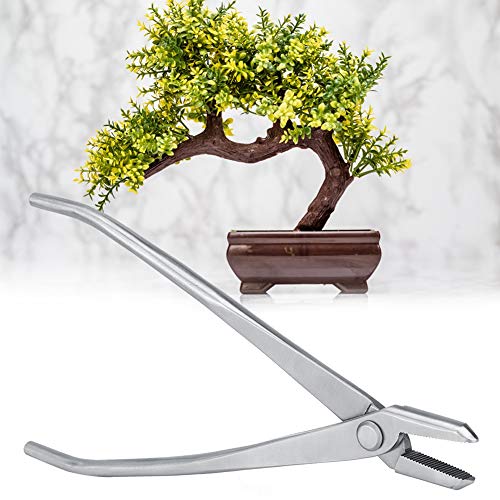 Bonsai Cutter Tool, Gartenpflege Edelstahl Knopfschneider mit runder Kante Gartenarbeit Schneidzange Bonsai Tools