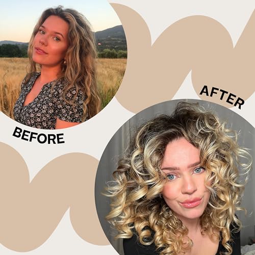 BALI CURLS Nourishing Shampoo – Nährendes Haarshampoo – Hochwertiges Shampoo für Naturlocken – Veganes Haarwaschmittel für geschmeidiges, gesundes Haar – 250ml