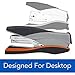 Swingline Stapler, Full Strip Desktop Stapler, 40 Sheet Capacity, Low Force, Optima 40, Silver/Black/Orange (87840)