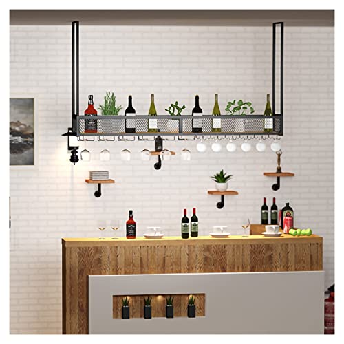 Porte-bouteilles de vin de type plafond pour libérer vos plans de travail encombrés - 2