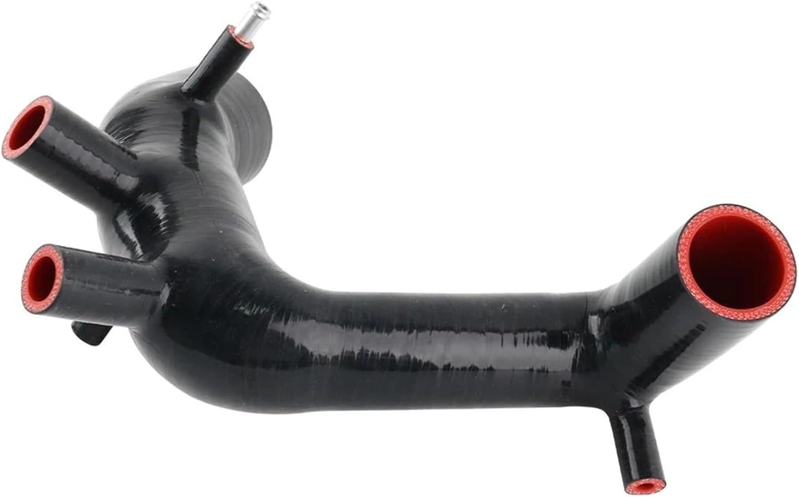 Manguera radiador motor Entrada de aire para admisión Kit para manguera para turbina para Silicona para tubería Negra Para TT