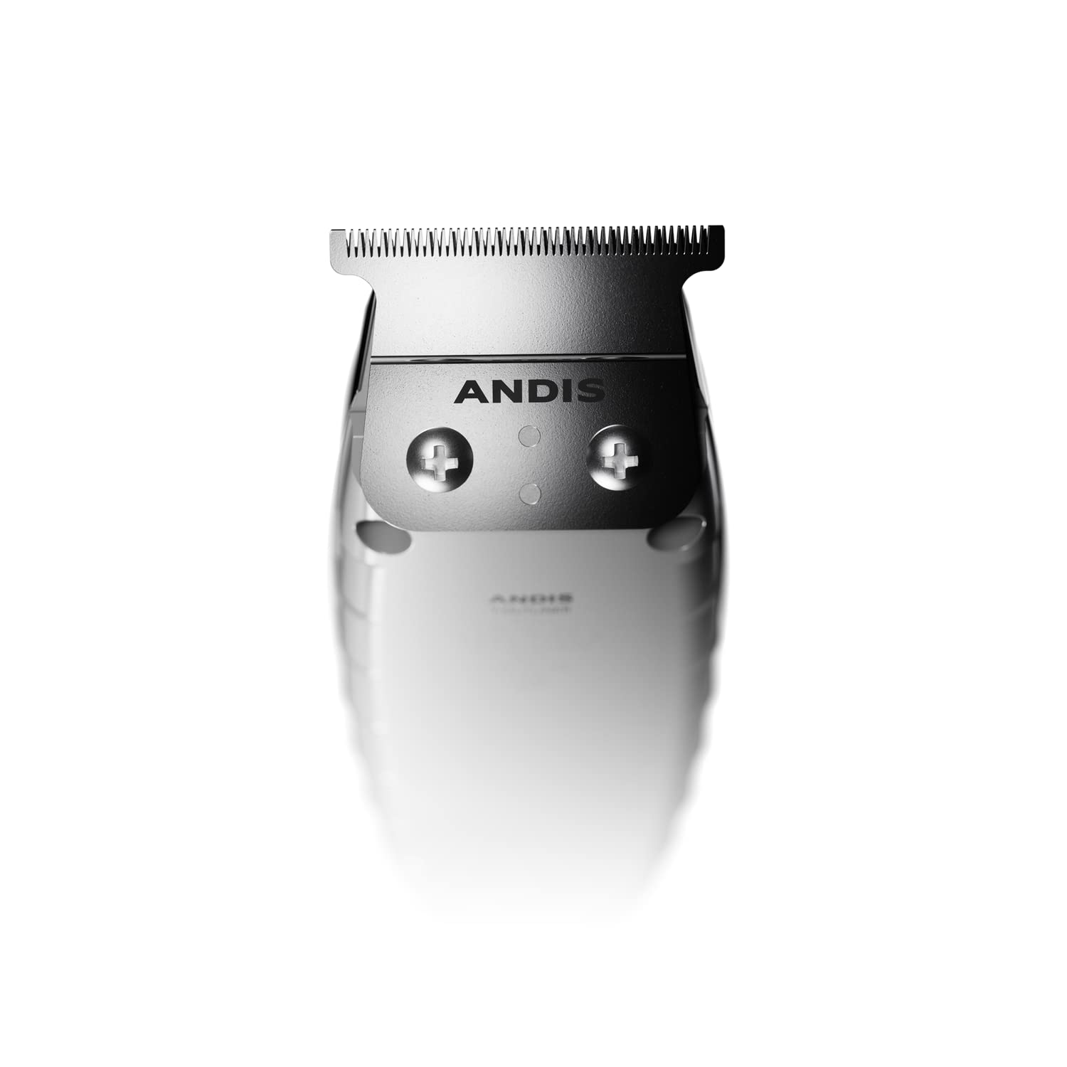 Andis 04790 Professional T-Outliner Beard & Hair Trimmer Carbon Steel T-Blade Bump Free Technology Corded GTO Grey