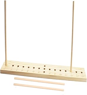 Adjustable 14 Sizes (0-14) Inch Wood Balloon Sizer Ruler,Balloon Size Measurement Tool for Creating Balloon Arches,Balloon Towers,Balloon Rings and Birthday Wedding Balloon Decorations