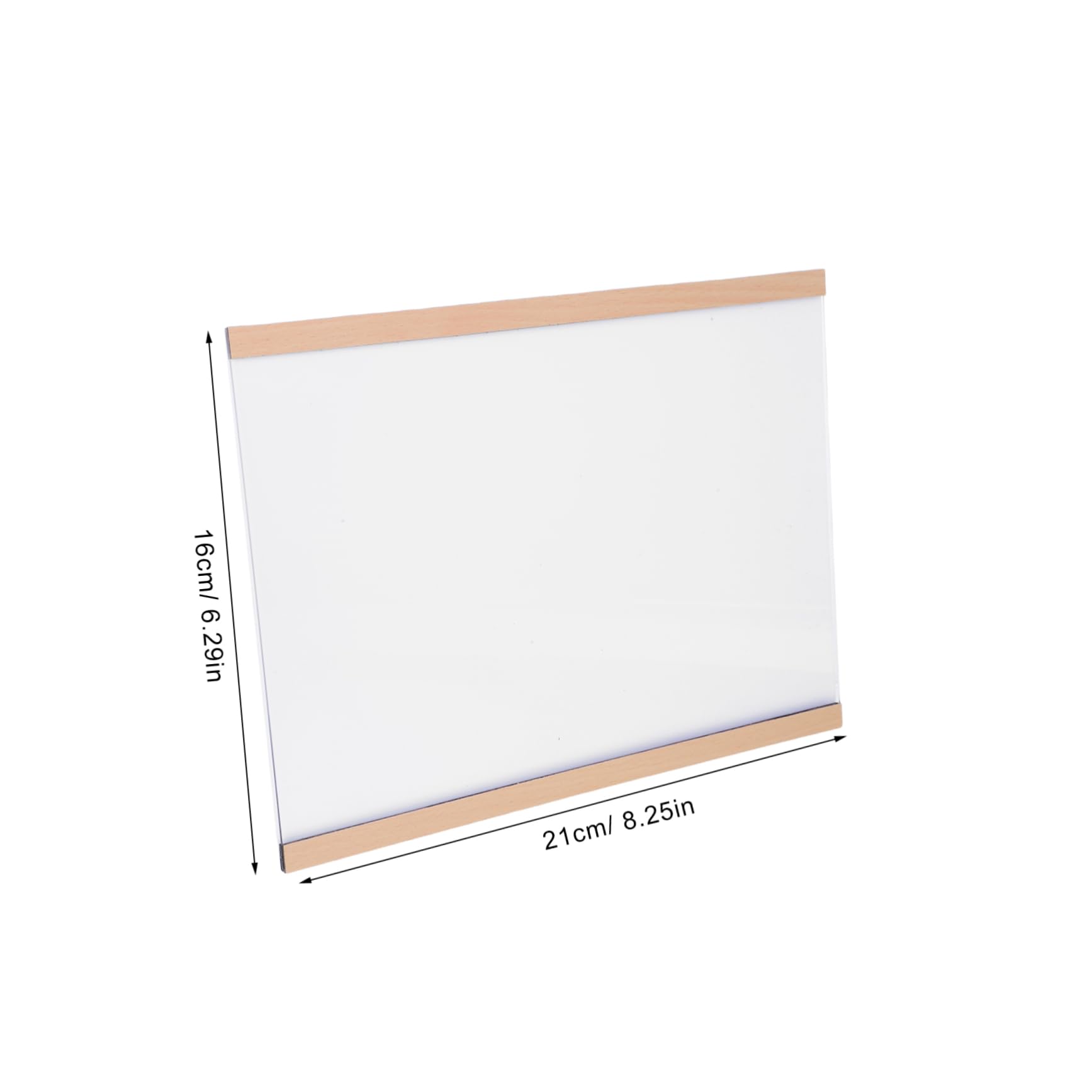 Acrylic Display Holder for Certificates Artwork Posters Easy Installation with Magnetic Strips for Schools Homes