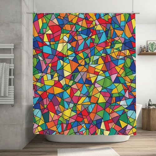 Rideau de douche imperméable 182 cm pour stopper les éclaboussures au sol - 2