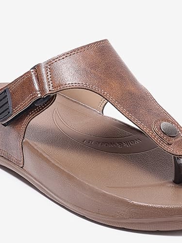 Image of WELCOME Soft Men's Slippers with Cushion FootBed for Adult | Comfortable & Light Weight | Stylish & Anti-Skid | Waterproof & Regular Flip Flops for Gents /Boys