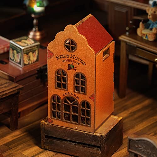 Wyd Diy Wooden Dollhouse Home Kit Hand Assembled Building Model Used As A Wooden Craft Ornaments Home Decor-Neil's Workshop #TOP3