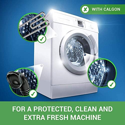 'Calgon 4in1 Water Softener Tablets, Washing Machine Cleaner, Removes