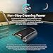 Betta SE Plus Solar Powered Robotic Pool Skimmer with Carrying and Storage Bag, 24/7 Continuous Cleaning Battery Power, Dual Charging Options, and Anti-Stuck Foam Noodle