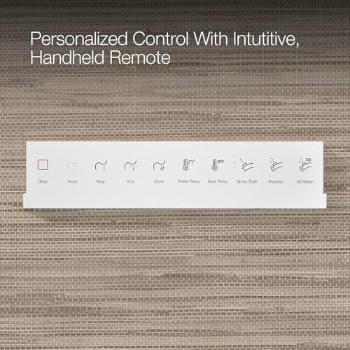 Round-Front Seat Dimensions for Kohler PureWash E815 Bidet Toilet Seat