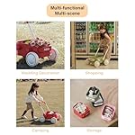 PULA Baby Push Walker with Wheels Toddler Wagon for First Learner Baby Toys 6-12 Months, 1 Year Old Birthday Gifts, Indoors and Outdoors (Black) - Image 5