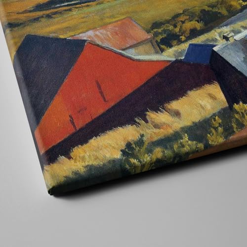 Toile Edward Hopper Cobb's Barns Extra Large - Impression Galerie - 3