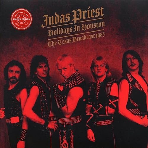Album Art for JUDAS PRIEST HOLIDAYS IN HOUSTON LIMITED EDITION COLORED VINYL LP by Judas Priest