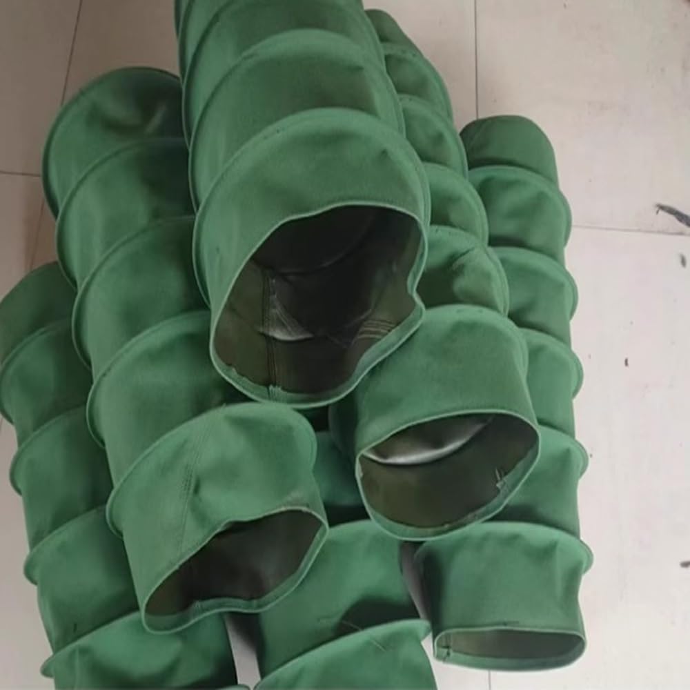 Tubo Di Ventilazione Flessibile Condotto Di Ventilazione Alta Temperatura 155 205 255 305 355mm Condotti Di Scarico Aria In Tela(L 8m(26ft),Dia 355mm(14"))