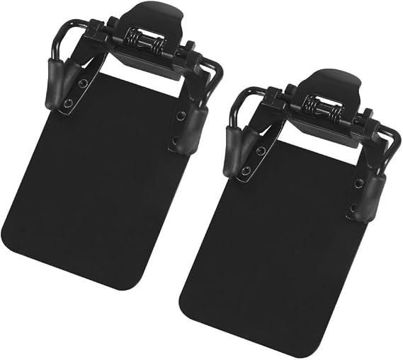 MiOYOOW Shooting Glasses Patch, 2PCS 180 Rotating Archery Glasses Blocking Archery Aim Assistance Accessories for Outdoor