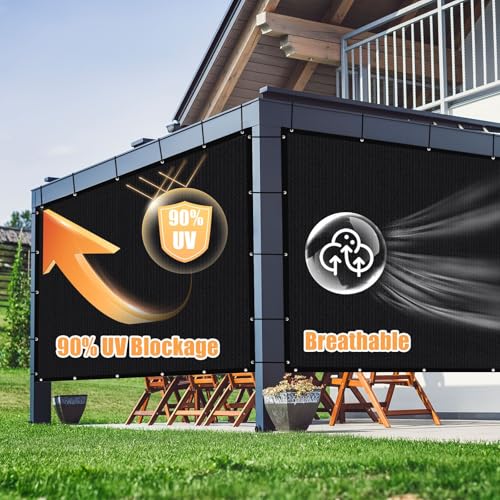 Pantalla de privacidad para patio Amagenix con 90% sombra 3