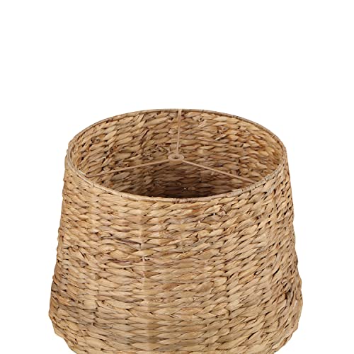 Image of Aspen Creative 32994, Handwoven Empire Spider Lamp Shade, Water Hyacinth, 13 inch Top x 16 inch Bottom x 11 inch Slant Height
