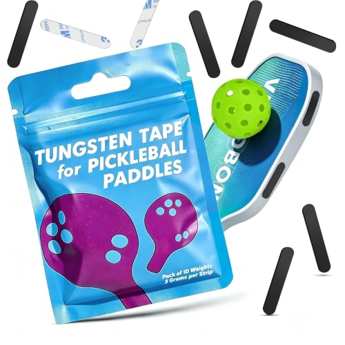 DZrudun Pickleball Paddle Weights, 10Pc Tungsten Tape...