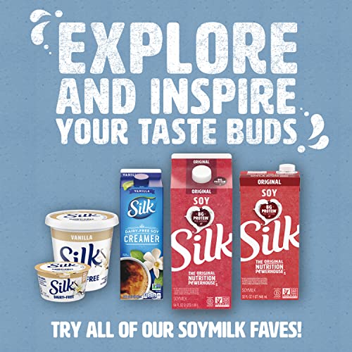 Silk Shelf-Stable Soy Milk, Vanilla, Dairy-Free, Vegan, Non-Gmo Project Verified, 1 Quart (Pack Of 6) #TOP5