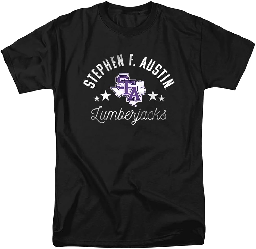 Stephen F. Austin State University Official Plaid Badge Unisex Adult T Shirt